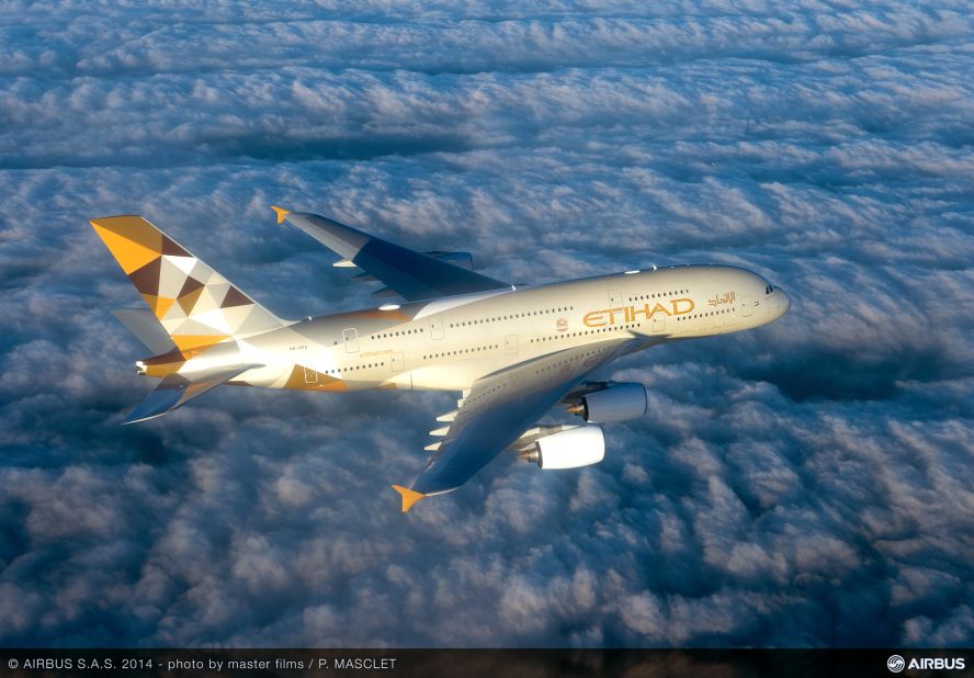 Etihad Airways, which will take delivery of four A380s and three Boeing 787-9s in 2015, also makes the top 10 list.