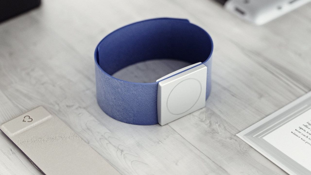 The "Embrace" smartwatch.