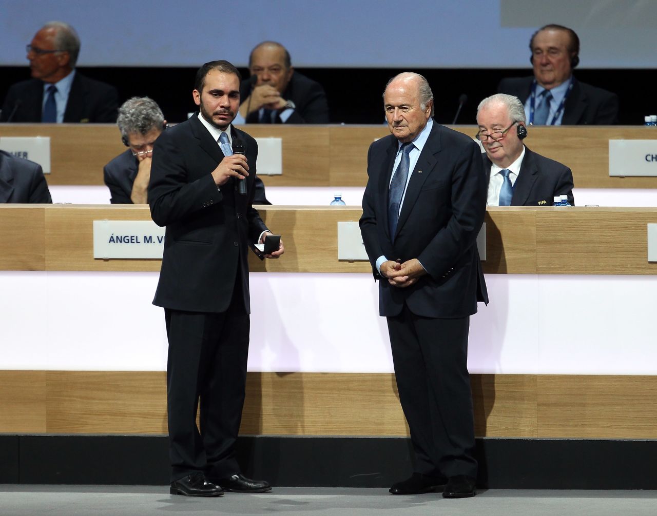 Blatter, who was elected unopposed in 2011, also faces competition from Prince Ali of Jordan and independent candidate Jerome Champagne though he enjoys huge popularity among the majority of FIFA's 209 members. UEFA president Michel Platini has called on Blatter to stand down but the president maintains his "mission is not finished."