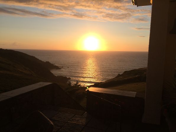 F1 is renowned for its globetrotting nature but Red Bull team principal Christian Horner prefers things closer to home and is auctioning this view from the Cornish coastline in England.