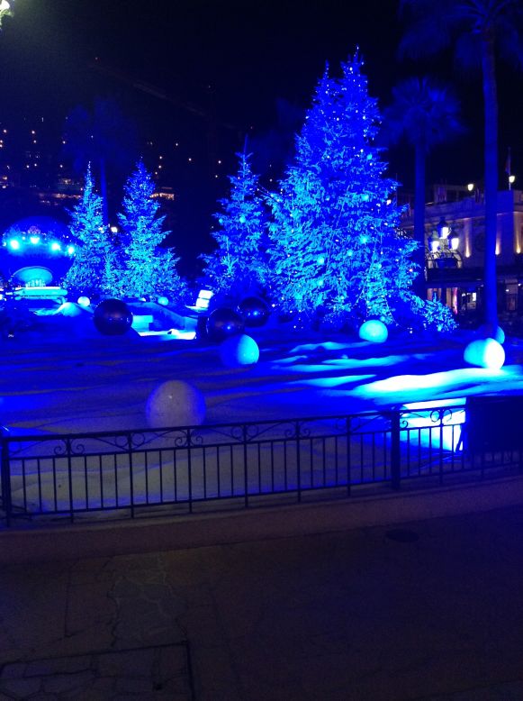 Former Renault team boss Flavio Briatore and close friend of F1 supremo Bernie Ecclestone's enters Zoom's auction with his snap of the Christmas decorations at Casino Square in Monte Carlo.