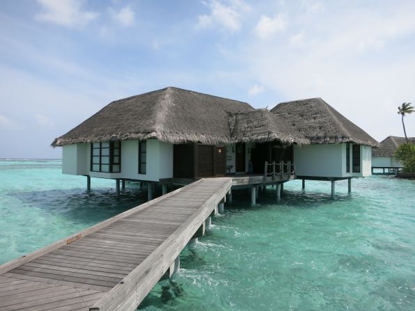 A test driver for Sauber in 2014, Giedo van der Garde reveals his temporary home on stilts for his honeymoon in the Maldives after marrying Denise Boekhoorn, explaining: "It was a special place, special location and the first time as a married man with some good memories."