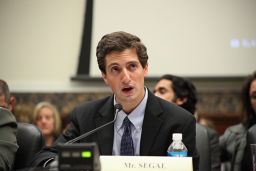 Matthew Segal providing testimony before the U.S. House of Representatives Committee on Education and Labor in 2009. 