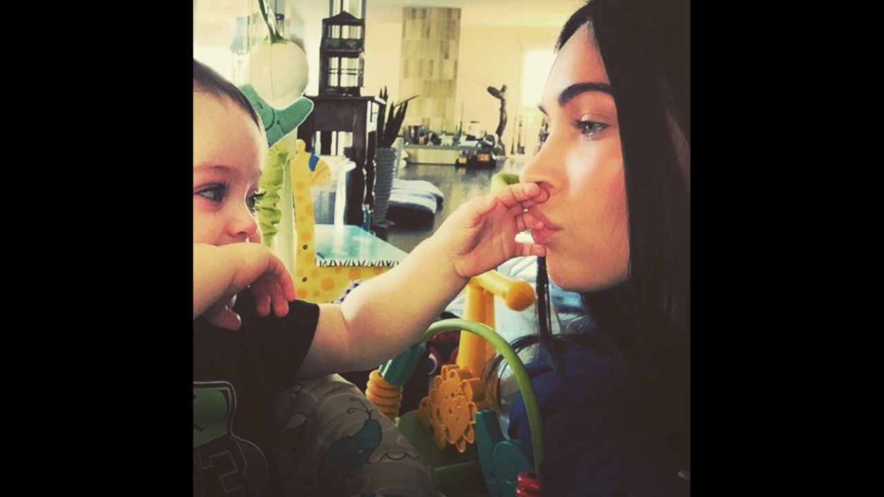 "I will give you roots and I will give you wings," wrote actress Megan Fox as she <a href="http://instagram.com/p/xgNAhcmJmn/?modal=true" target="_blank" target="_blank">posted a selfie</a> with her and her son Bodhi on Tuesday, January 6.