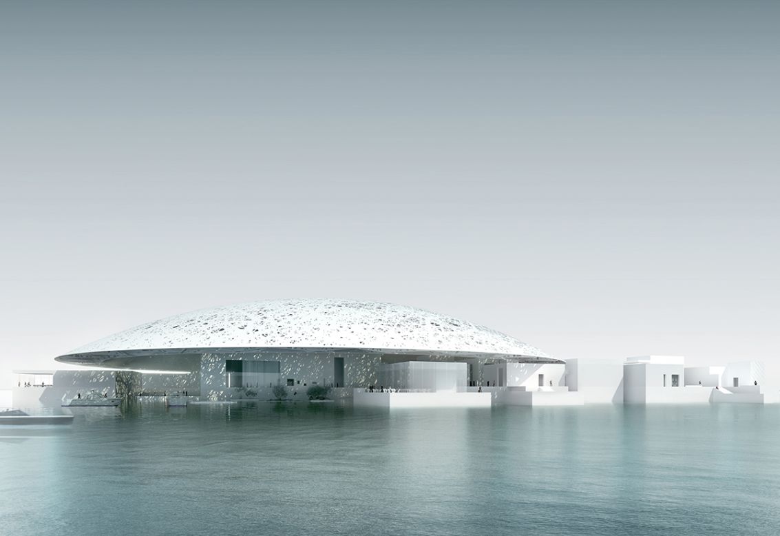 Abu Dhabi <a href="http://www.nytimes.com/2007/03/07/arts/design/07louv.html?_r=0" target="_blank" target="_blank">paid the Louvre $500m </a>to co-opt the prestigious French institution's name, and a reported $600 million more to build architect <a href="http://www.jeannouveldesign.fr/en/" target="_blank" target="_blank">Jean Nouvel</a>'s alien-looking creation -- a design apparently inspired by Arabic architecture's characteristic "Cupola" domes. <br /><br />[Artist's rendering.]