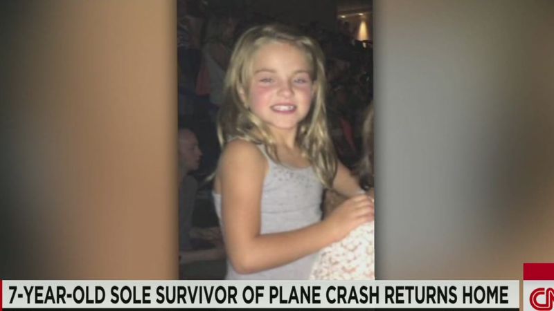 Community Rallies Around 7 Year Old Plane Crash Survivor Cnn 8448