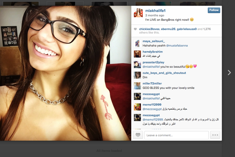 Miy Kilfa Xnxx Video - Mia Khalifa, Lebanese porn star, gets death threats | CNN