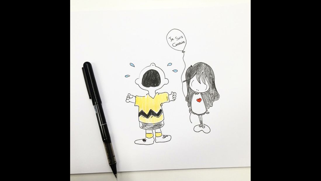 Italian artist <a href="http://instagram.com/p/xkRZ6XI1AT/?modal=true" target="_blank" target="_blank">Iaia Guardo</a> shared this illustration on Instagram, inspired by Peanuts comic strip character Charlie Brown.