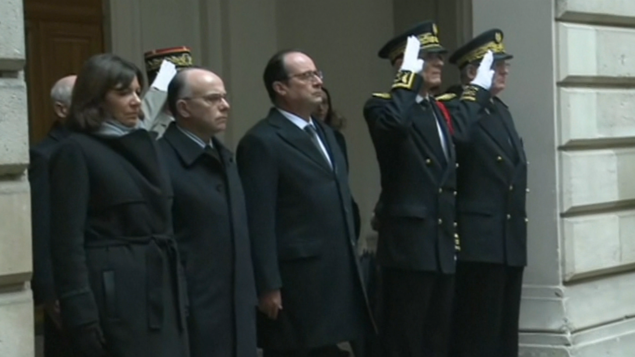 paris shooting moment of silence