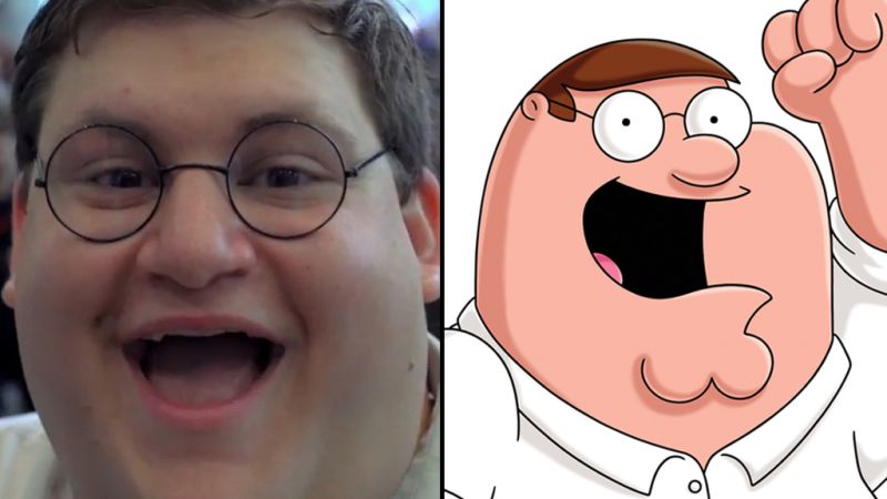 Peter Griffin From Family Guy In Real Life CNN   150108092730 Peter Griffin Real Life Split 