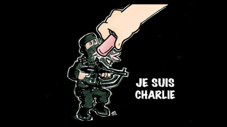 "My heart goes out to the people of France. If those who carried out this horrendous act of cowardice truly believe it will prevent the free expression of ideas they are sadly mistaken," cartoonist <a href="index.php?page=&url=http%3A%2F%2Fireport.cnn.com%2Fdocs%2FDOC-1204306">Jim Brenneman </a>wrote.