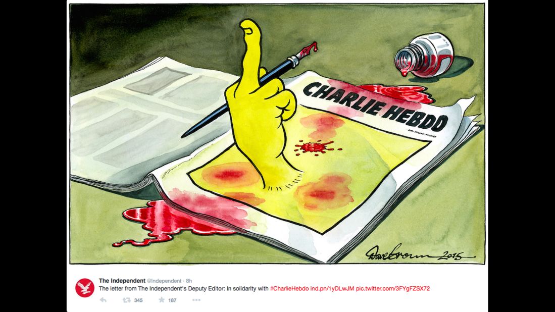 The Independent's <a href="https://twitter.com/Independent/status/553103832717094912" target="_blank" target="_blank">front page cartoon</a> by Dave Brown
