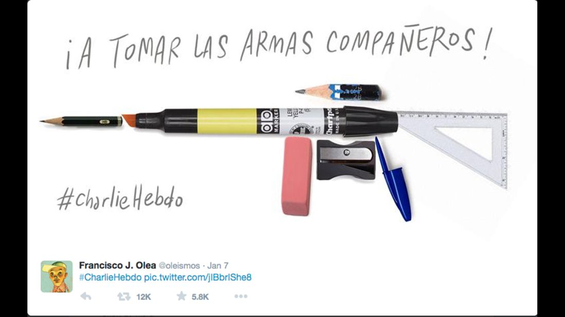 By Chilean cartoonist <a href="https://twitter.com/oleismos/status/552829704785633280" target="_blank" target="_blank">Francisco J. Olea</a>