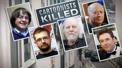 Paris cartoonists killed Lead segment 01 08