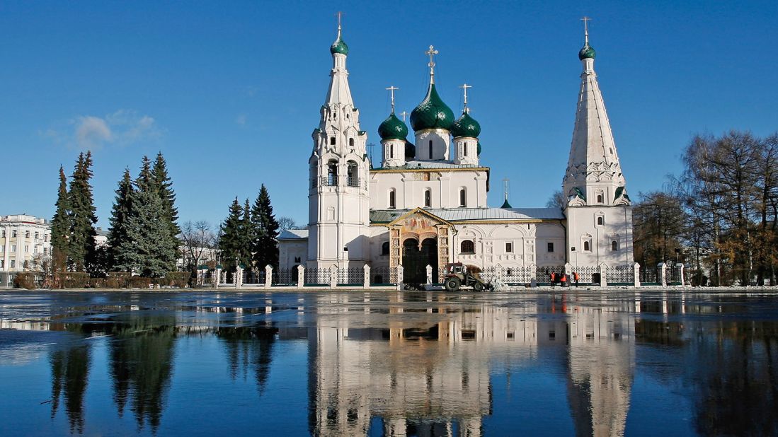 Yaroslavl makes up one of eight towns that are part of Russia's original Golden Ring -- ancient towns significant in forming the Russian Orthodox Church. The Golden Ring features churches with "onion" domes.