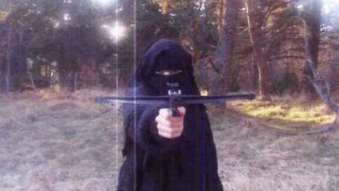 The French newspaper Le Monde says this is a 2010 photo of Hayat Boumeddiene.