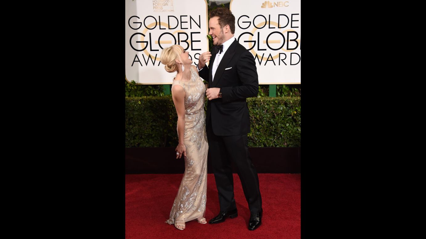 Golden Globes 2015: Emma Stone on the Red Carpet