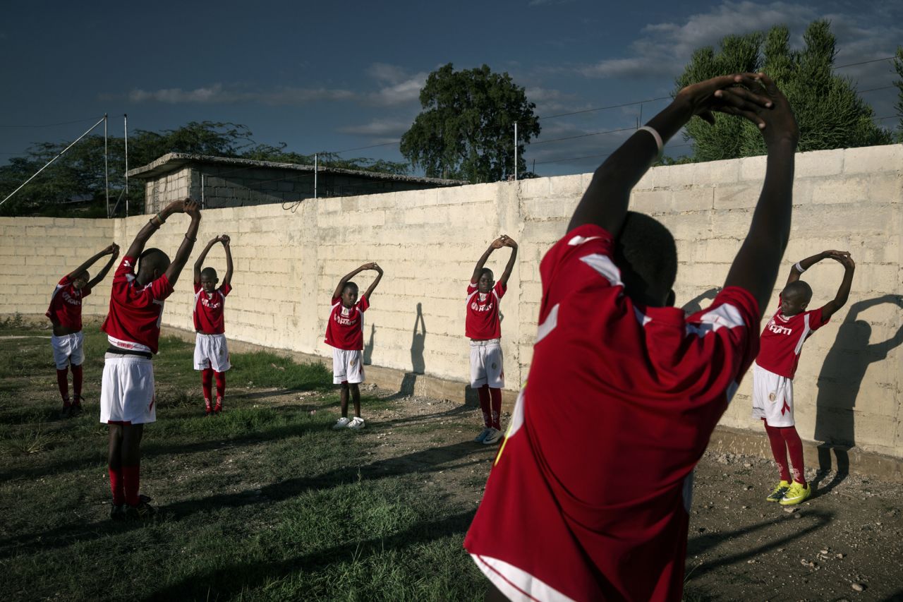 Sport is one of the areas in which Haiti is beginning to recover. In every neighborhood there are impromptu soccer and basketball games, Gualazzini said.