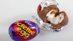 Cadbury Creme Egg at the Cadbury World Factory and Museum in England.