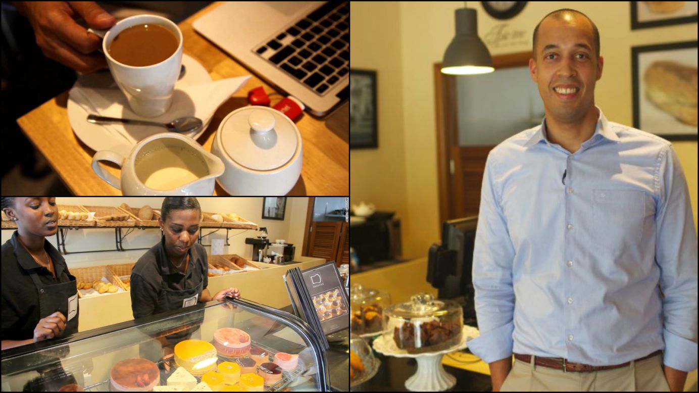 Rwandan businessman Jean-Philippe Kayobotsi, 39, opened his boutique bakery, <a href="https://twitter.com/briocherw" target="_blank" target="_blank">Brioche</a>, in 2013. Last year the company grew as Kayobotsi bought two further store locations in the country's capital Kigali and his dreams remain big for 2015.<br /><br />"Brioche's resolutions include to bring more treats, happiness and pride to more people in Africa by growing our network of point of sales in Rwanda and the region," says Kayobotsi, whose ultimate goal with the company is to "create a different Africa."<br /><br /><a href="http://edition.cnn.com/2014/02/13/business/sweet-success-how-entrepreneur-swapped-business/" target="_blank">Read: Entrepreneur swaps business suits to launch 'Starbucks of Africa'.</a>