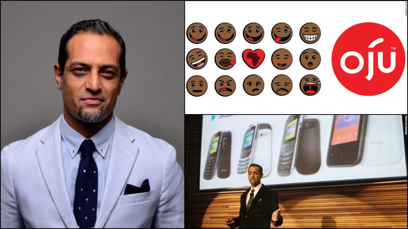 Mauritian-based app company <a href="http://www.ojuafrica.com/" target="_blank" target="_blank">Oju Africa</a> released a range of Afro emoticons in 2014 to tackle a lack of diversity in mobile characters. The company is led by Alpesh Patel who beat leading companies to the mark with his idea, including Apple. <br /><br />Patel has big plans for Oju Africa in 2015 whilst continuing to question the status quo. "[We will] make sure we execute our plans on time every time and... improve the user experience of our customers," he says.<br /><br /><a href="http://edition.cnn.com/2014/04/30/tech/african-startup-trumped-apple-black-emoticons/" target="_blank">Read: The African app company that trumped Apple to launch first black emoticons.</a>