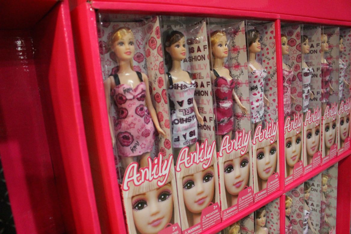 More than 900 types of dolls and accessories were on offer for buyers. Taiwan's Anlily was one of the many doll brands on display, offering an alternative to Barbie.