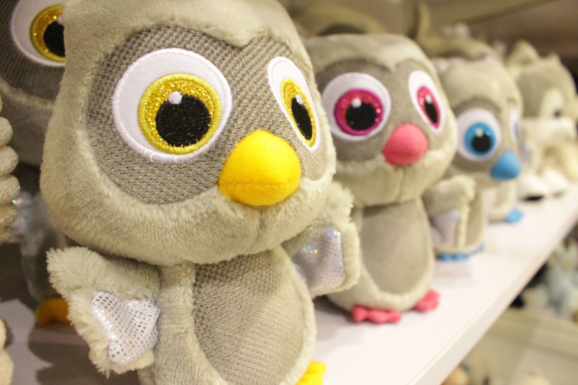 More than 1,200 plush and soft toys were on display, from palm-sized owls to plus-sized bears.