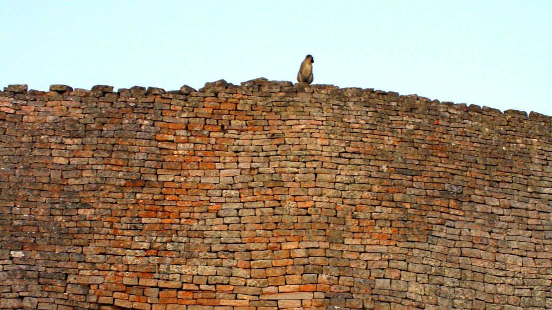 Monkeys are often the only other visitors to the ruins.