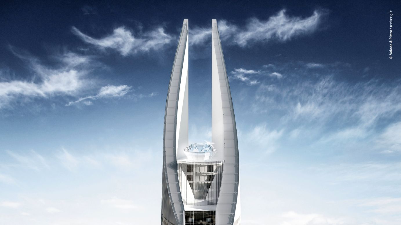 El proyecto es propuesto por la empresa de construcción de Dubái, Middle East Development LLC, junto con los arquitectos franceses Valode & Pistre.