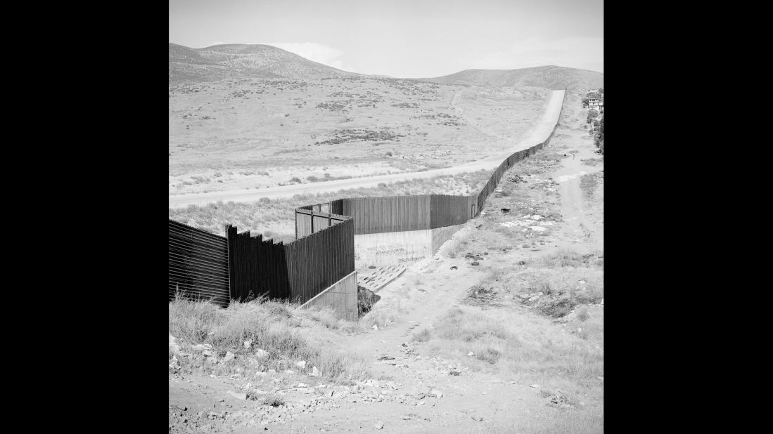 The Tijuana-San Diego border fence, as seen from the Mexican side of the border in August 2012.