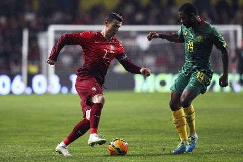 March 5: Playing for Portugal in a friendly against Cameroon, Ronaldo's strike takes his international goal tally to 49, a Portuguese record. 