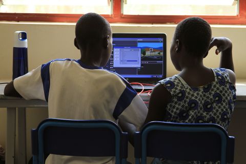 As well as teaching strong technical skills, Fundi Bots sessions teach students the importance of peer-to-peer learning and problem solving.