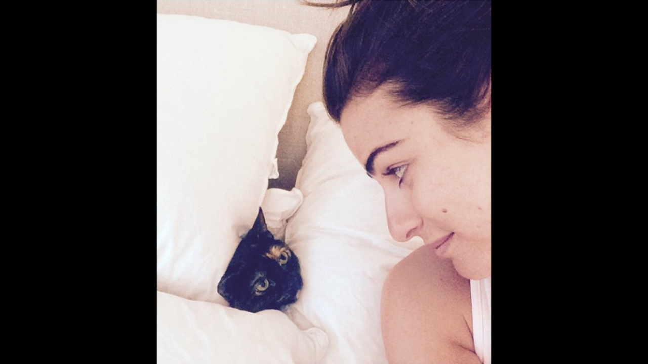 Actress Lea Michele and a cat look at each other in this selfie <a href="http://instagram.com/p/xj8KgwCD-Z/?modal=true" target="_blank" target="_blank">she posted to Instagram</a> on Wednesday, January 7. <a href="http://www.cnn.com/2015/01/07/living/gallery/look-at-me-selfies-0107/index.html" target="_blank">See 21 selfies from last week</a>
