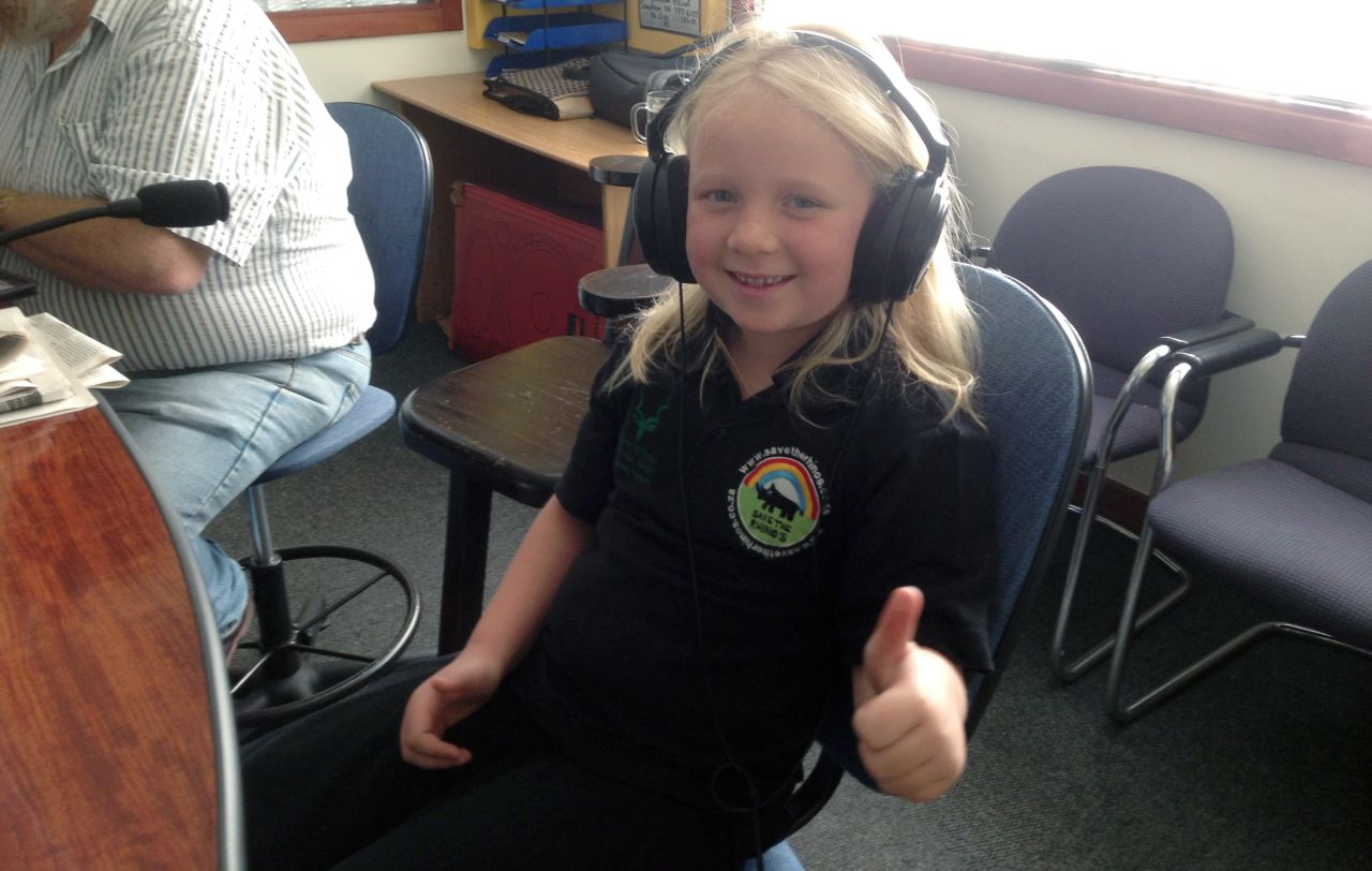 Alyssa sells chocolates, and a range of other branded goods, at her school to raise funds, and has been featured on South African TV and radio.