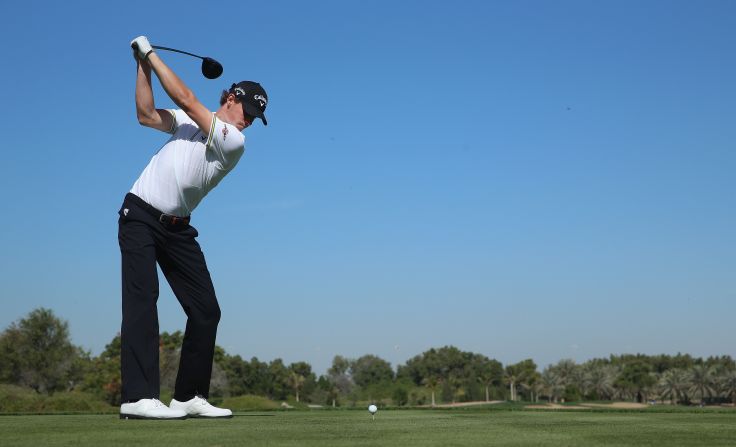 Pieters was the early pacesetter in the first round of the tournament in Abu Dhabi with a seven-under 65 before Kaymer knocked him off the top late in the day. 