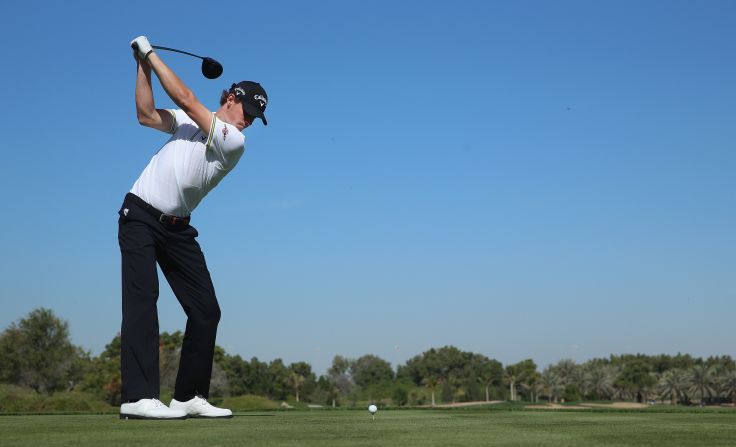 Pieters was the early pacesetter in the first round of the tournament in Abu Dhabi with a seven-under 65 before Kaymer knocked him off the top late in the day.