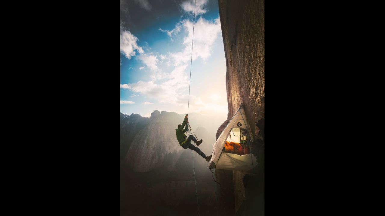 Caldwell climbs on Sunday, January 11. He had already completed five other routes on El Capitan, but family members said the Dawn Wall route consumed him.