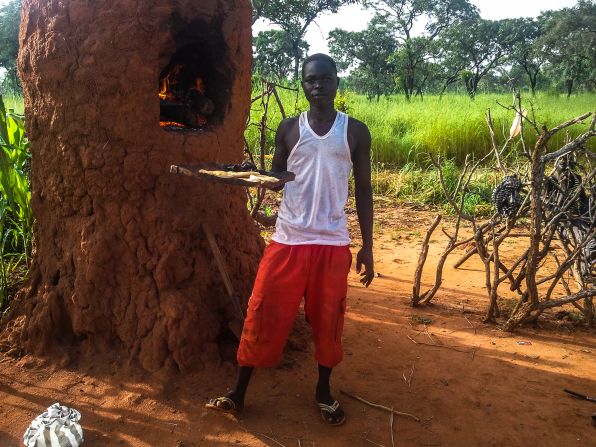 <br />"This is Abraham Jojo, an 18-year old refugee student from Kauda in the Nuba Mountains of Sudan. He is here in Ajuong Thok without his parents. His aim is simply to study. On the weekends, he makes and bakes bread to sell it in the market to earn money to support himself. Even with all of these challenges, he still perseveres with his studies."