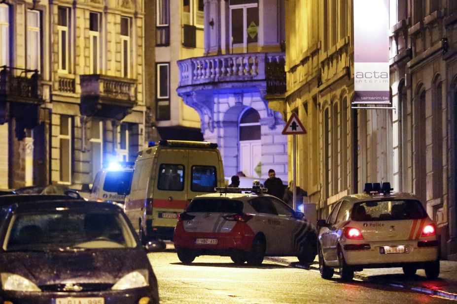 Police set a large security perimeter in the center of Verviers. A senior Belgian counterterrorism official told CNN that the alleged terror cell is believed to have received instructions from ISIS.