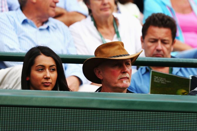 Kyrgios says spending time away from his family and friends is one of the sacrifices of success. His sister Halimah and his father George traveled to watch his landmark Wimbledon win.
