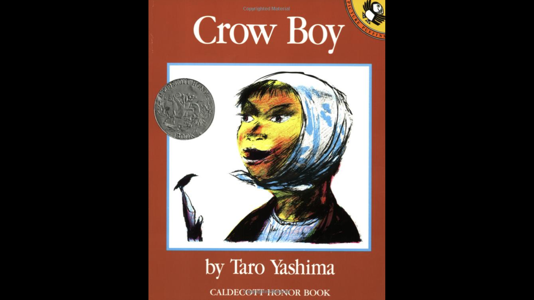 "Crow Boy," by Taro Yashima, tells the story of a boy rejected at school, and a kind teacher who helps him find acceptance.