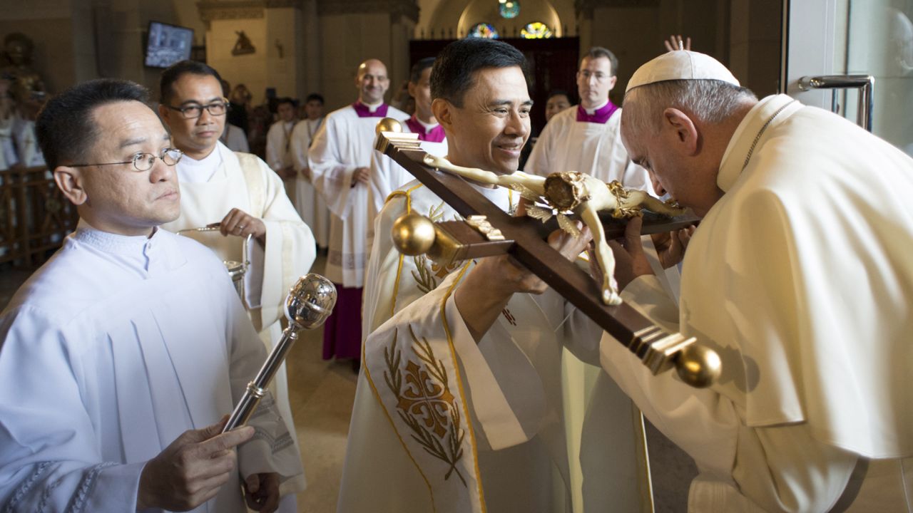 The Pope celebrates Mass in Manila on January 16.