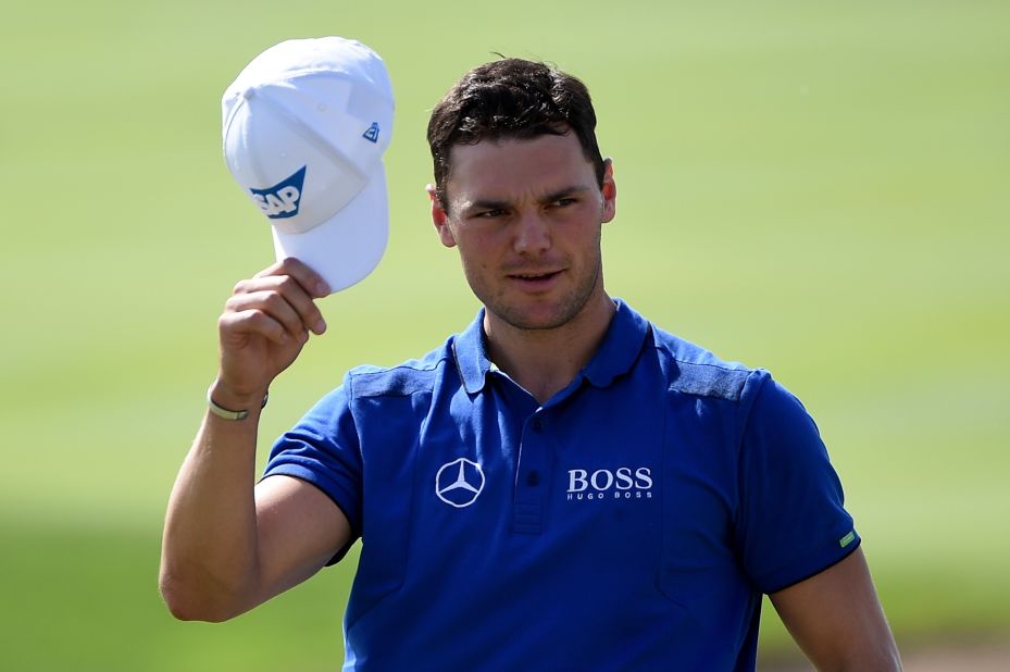 Three-time winner Martin Kaymer of Germany leads at halfway on 13-under-par after a second round 67 in Abu Dhabi.