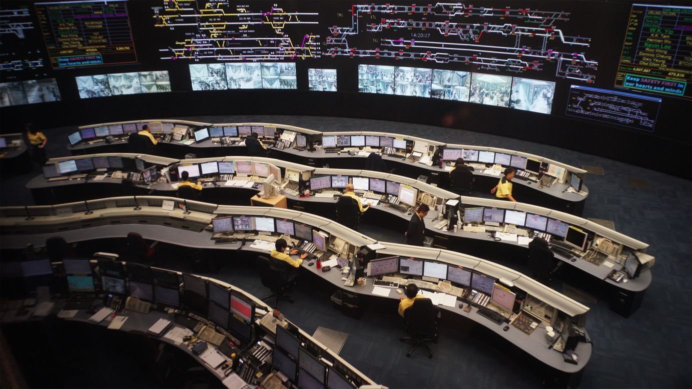 Inside the Hong Kong metro system's NASA-like control room