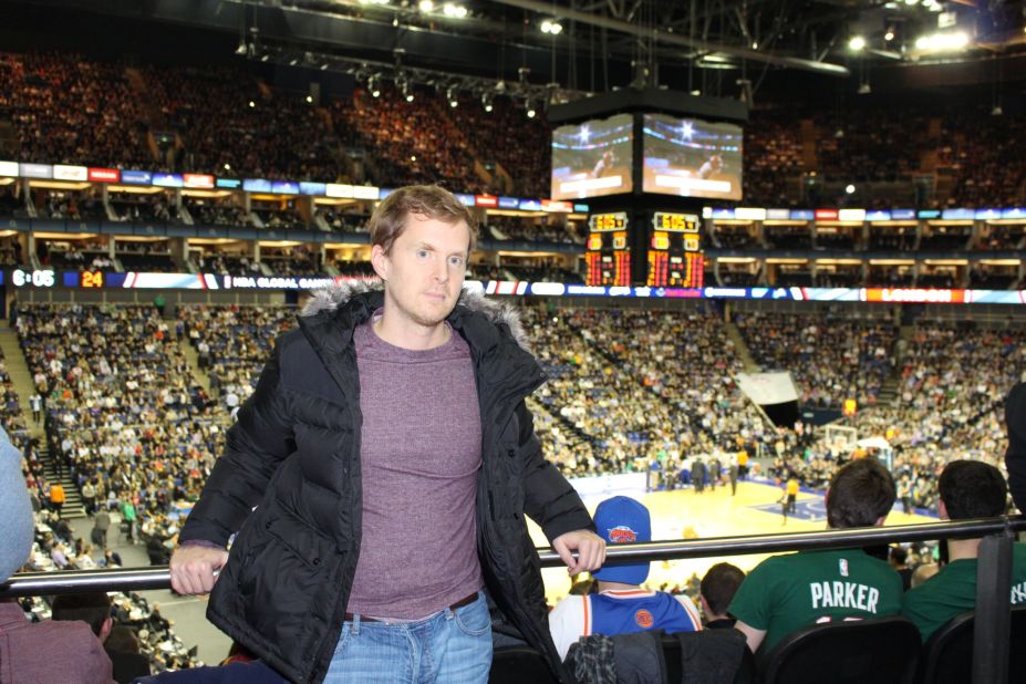 New York Knicks fan Dennis Doyle has followed his team to all of their games, including traveling to London, only to see his team lose on an epic scale.