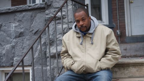 Travis Jones, a man who has struggled to find work after his release from prison. 