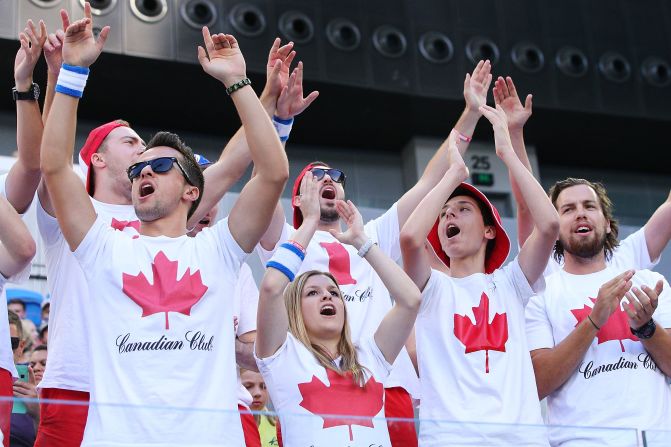 Canadian fans were out in full force rooting for Eugenie Bouchard. Bouchard and Milos Raonic are both top-10 players.