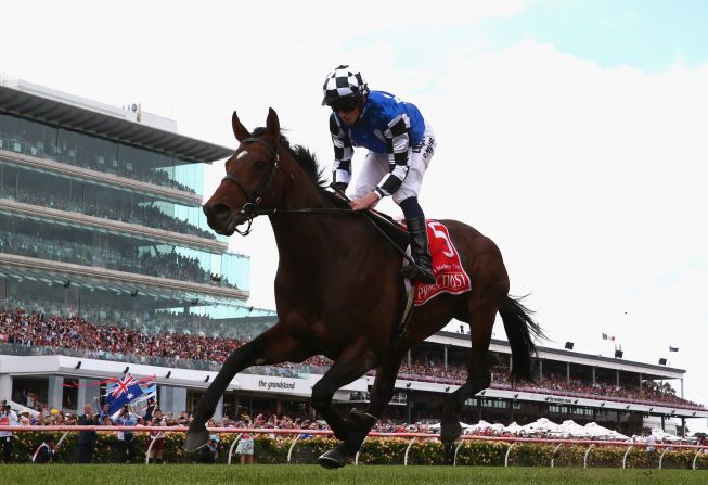 His most recent big victory came on board Protectionist at last November's Melbourne Cup, a victory which silenced some previous Australian critics.