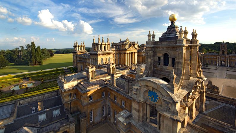 Churchill spent his early years at Blenheim Palace, a 2,000-acre, 187-room Baroque mansion built in the early 1700s to honor his distant relative John Churchill, the first Duke of Marlborough.