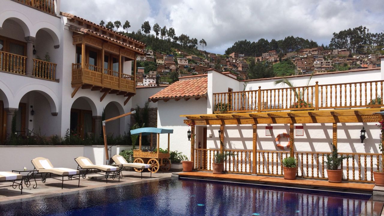 The <a href="http://www.belmond.com/palacio-nazarenas-cusco/" target="_blank" target="_blank">Belmond Palacio Nazarenas</a> is a former palace and convent tucked behind Cusco, Peru's main square. Average nightly rates run about $590, with a dip to $550 in February.